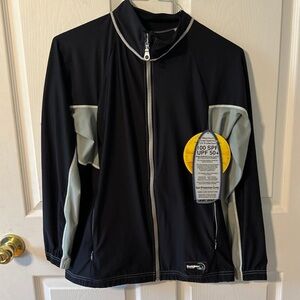 NWT unisex DuckSkinz UV Protection Zipup Jacket Medium